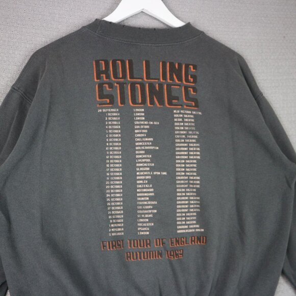 Bravado The Rolling Stones Mens Intentionally Distressed Tour Sweater - Picture 6 of 6